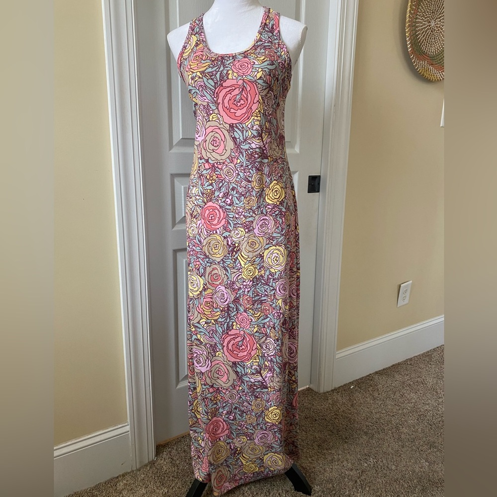 Lularoe Dani sleeveless tank maxi dress. Size S.